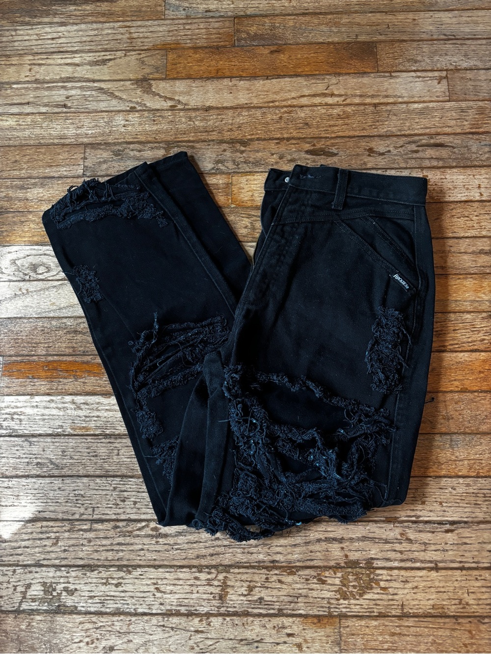 Womens Rockies ripped jeans size 8